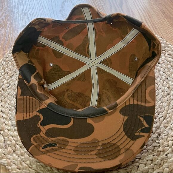 𝅺Vintage Camouflage Champion Motor Graders SnapBack Hat - Picture 7 of 11